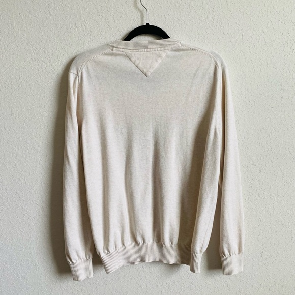 Tommy Hilfiger Mens Sweater in Cream Color.  Size Large.  EUC - Picture 5 of 10